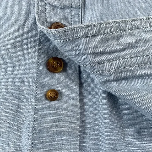 Men’s Carhartt blue, long sleeve shirt. Size XL. Chest approx 25 1/2 inches - Picture 5 of 12